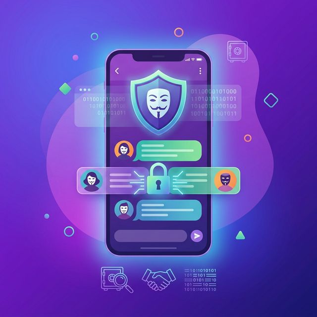 Bảo mật và an toàn khi chat ẩn danh — mã hóa, ẩn danh hoàn toàn