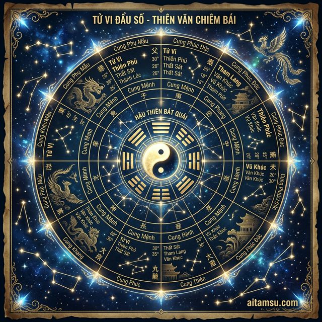 Lá Số Tử Vi AI — Luận Giải Vận Mệnh, Thiên Can Địa Chi Online Miễn Phí