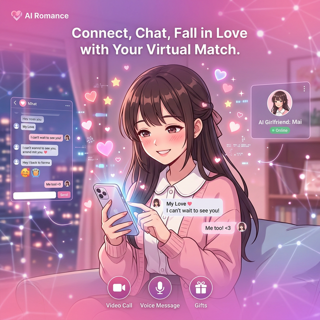 App bạn gái ảo tiếng Việt miễn phí