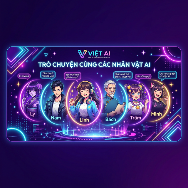 Character AI tiếng Việt - Trò chuyện với nhân vật AI bằng tiếng Việt