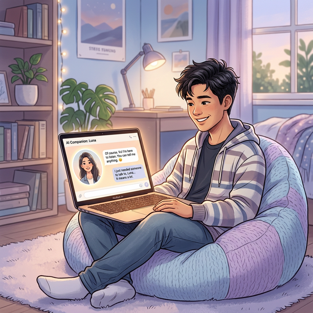 Tâm sự với máy - AI bạn đồng hành