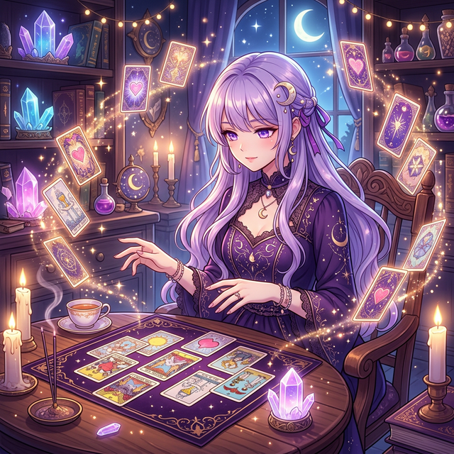 Luna bói Tarot tình yêu AI